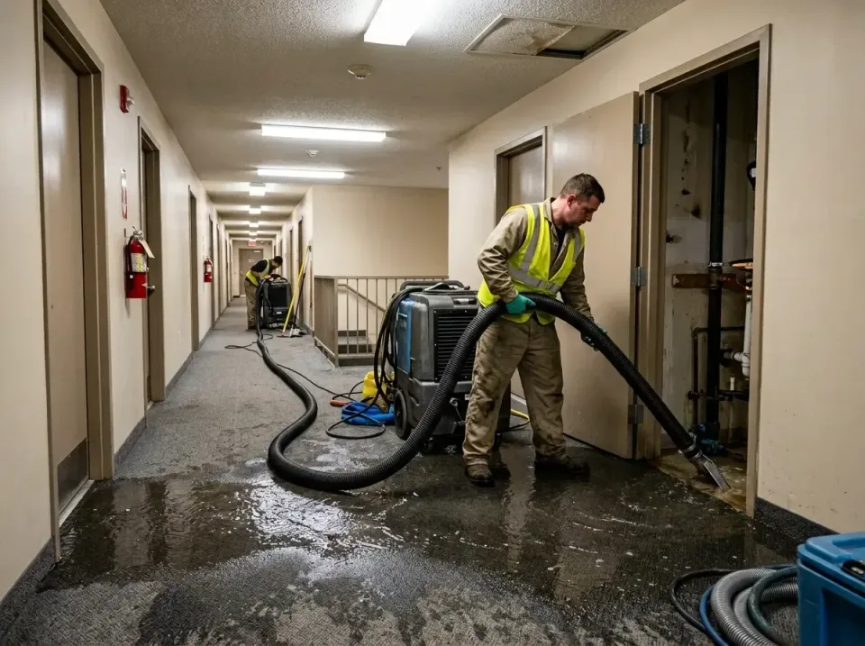 multi-unit-apartment-hallway-f-005 — frequently asked questions, Emergency Burst Pipe Water Extraction & Removal in Suquamis…